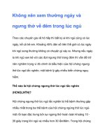 Không nên xem thường ngáy và ngưng thở về đêm ppt