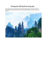 Trương Gia Giới huyền ảo trong mây ppsx