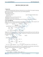 phương pháp quy đổi