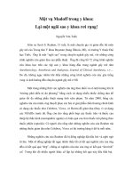 Một vụ Madoff trong y khoa: Lại một ngôi sao y khoa rơi rụng! Nguyễn Văn Tuấn Giáo pdf