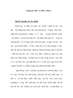 Nguồn gốc HIV và AIDS – Phần 3 pptx