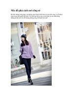 Mix đồ phá cách nơi công sở pdf