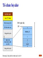 Các yếu tố xây dựng nên C và C++ phần 3 ppt