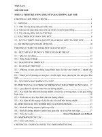 ĐỒ ÁN TỐT NGHIỆP KỸ SƯ CÔNG TRÌNH GIAO THÔNG THÀNH PHỐ TÍNH TOÁN THIẾT KẾ NÚT GIAO THÔNG LẬP THỂ VÀ CẦU VÒM ỐNG THÉP NHỒI BÊ TÔNG