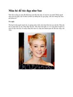 Mùa hè để tóc đẹp như Sao potx