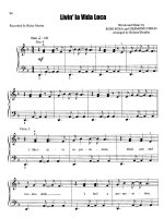 Bản nhạc Livinla vida loca ppsx