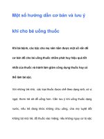 Một số hướng dẫn cơ bản và lưu ý ppsx