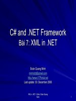 Ngôn ngữ lập trình: C# và .NET phần 7 ppsx