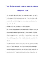 Một số điểm chính cần quan tâm trong việc đánh giá Vương triều Trịnh ppt