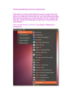 Tắt bỏ màn hình Password Lock trong Ubuntu ppsx