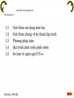 Quan điểm toán học trong môn lập trình phần 1 pps