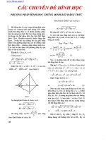 phương pháp hình học chứng minh bất đẳng thức