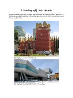 9 bảo tàng nghệ thuật độc đáo pptx