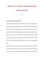 Những rắc rối trong lịch sử Khai khẩn đất hoang Việt Nam thời Pháp 6 docx