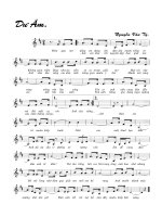 Bản nhạc Dư âm ppsx