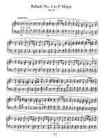 Bản nhạc Ballade No 2 in f, Op 38 pptx