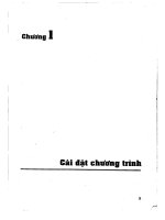 giáo trình thiết kế mạch in chương 1 cài đặt chương trình in