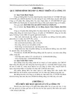 Thiết kế bộ máy quản lý công ty cổ phần mía đường Bến Tre