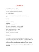 Hun Sen nhân vật xuất chúng của Campuchia - Lời cảm ơn potx