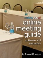 How make use of Online meetings