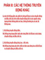 Các hệ thống truyền động khác ppsx