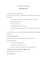 LÝ THUYẾT KẾ TOÁN THUẾBÀI MỞ ĐẦU potx