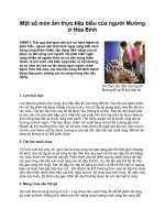 Một số món ẩm thực tiêu biểu của người Mường ở Hòa Bình ppsx