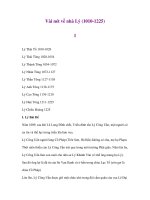 Vài nét về nhà Lý (1010-1225) 1 pps