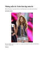 Những mẫu tóc Xoăn làm đẹp mùa hè pot