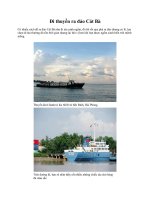 Đi thuyền ra đảo Cát Bà ppt