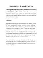 Kinh nghiệm tự lái xe du lịch sang Lào pps