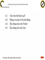 Khái quát về cấu trúc dữ liệu phần 1 doc
