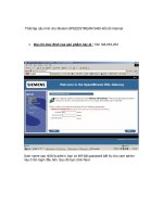 Hướng dẫn cấu hình Modem SpeedStream 5450 kết nối Internet phần 1 pps