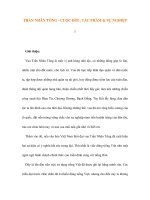 TRẦN NHÂN TÔNG - CUỘC ĐỜI , TÁC PHẨM & SỰ NGHIỆP 1 doc