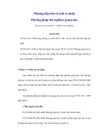 Phương tiện bảo vệ mắt cá nhân Phương pháp thử nghiệm quang học - 1 pot