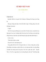 LỄ HỘI VIỆT NAMCÁC LỄ HỘI CHÍNH 8 doc
