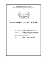 Xây dựng các dịch vụ sản phẩm mới dựa trên hình thức kinh doanh tại Nhà hàng Anh Hòa Restaurant Âu - á