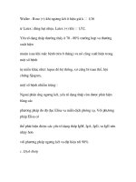 quá trình hình thành và phương pháp điều trị bệnh viêm khớp dạng thấp trong y học p4 docx