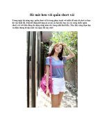 Hè mát hơn với quần short vải pps