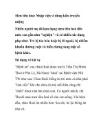 Men tiêu hóa: Nhập viện vì dùng kiểu truyền miệng ppt