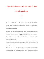 Lịch sử Khai hoang Vùng Bạc Liêu, Cà Mau xa xôi và phức tạp 4 doc