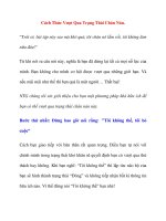 Cách Thức Vượt Qua Trạng Thái Chán Nản docx