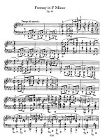 Bản nhạc Fantasy in f, Op 49 pdf