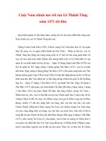 Cuộc Nam chinh mở cõi của Lê Thánh Tông năm 1471 ppsx