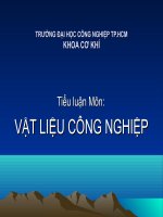 Báo cáo: Cơ tính vài các thiết bị đi cơ tính pot