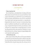 LỄ HỘI VIỆT NAMCÁC LỄ HỘI CHÍNH 4 pptx