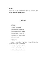 Nâng cao hiệu quả giáo dục ý thức thẩm mỹ cho học sinh trường PTTH Yên Lập, huyện Yên Lập, tỉnh Phú Thọ