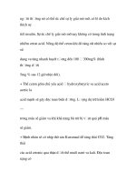 quá trình hình thành và phương pháp điều trị bệnh đái tháo đường trong y học p6 pdf