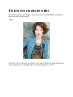 Tóc kiểu cách cho phụ nữ cá tính doc