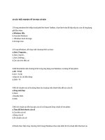 20 CÂU TRẮC NGHIỆM VỀ TIN HỌC CƠ BẢN ppt